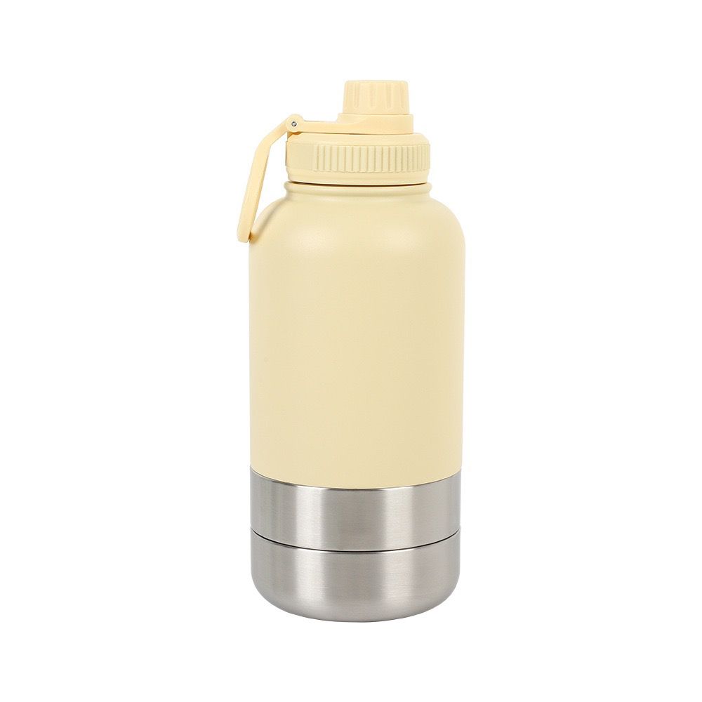 3 In 1 Pet Water Bottle with 2 Bowls ( Water & Food )