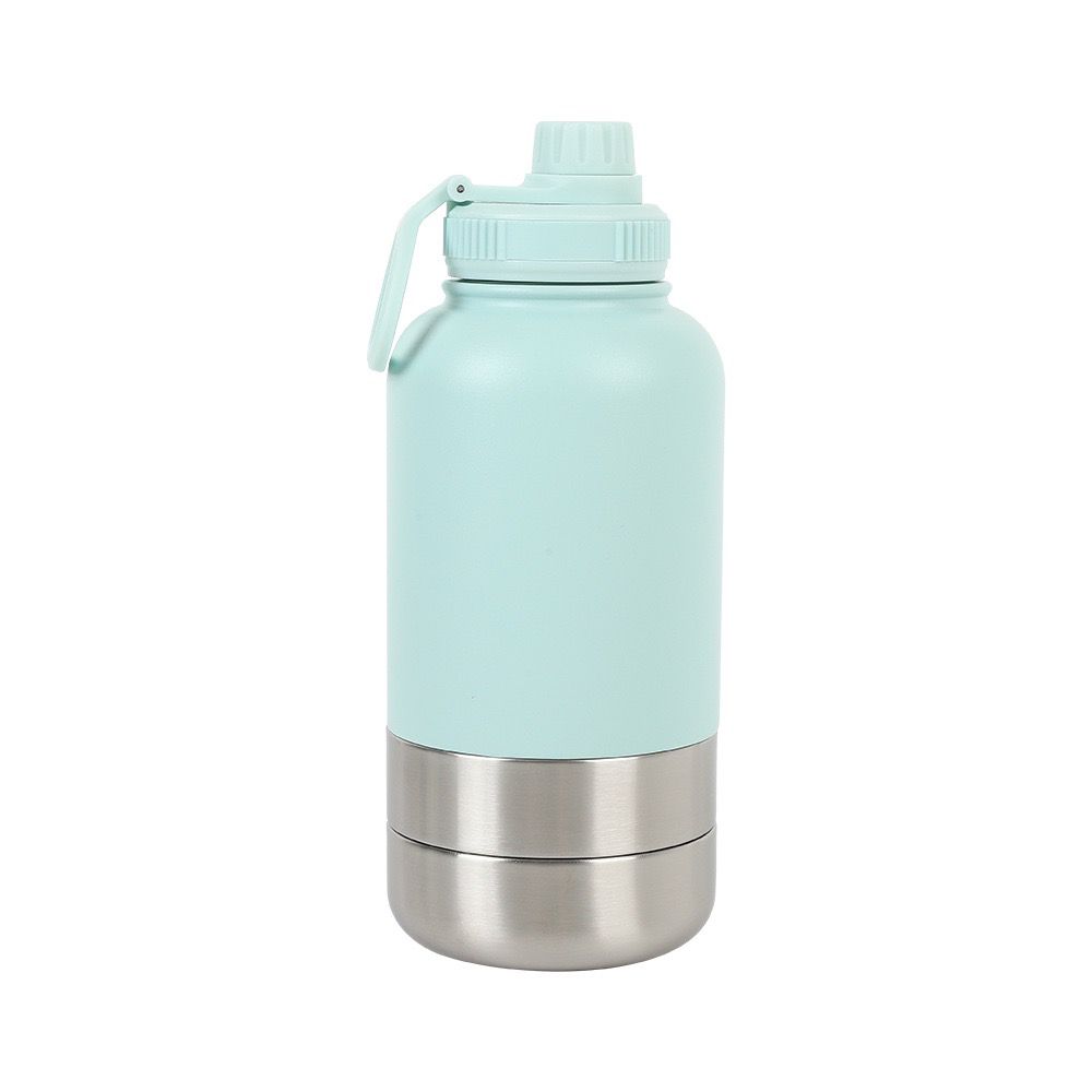 3 In 1 Pet Water Bottle with 2 Bowls ( Water & Food )