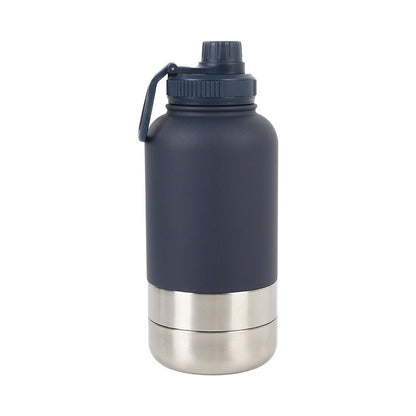 3 In 1 Pet Water Bottle with 2 Bowls ( Water & Food )