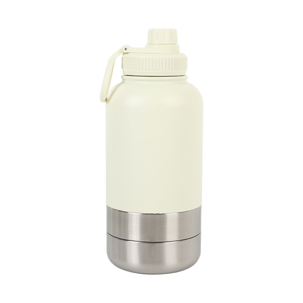 3 In 1 Pet Water Bottle with 2 Bowls ( Water & Food )