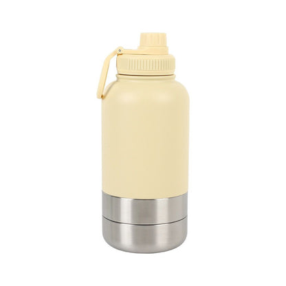 3 In 1 Pet Water Bottle with 2 Bowls ( Water & Food )